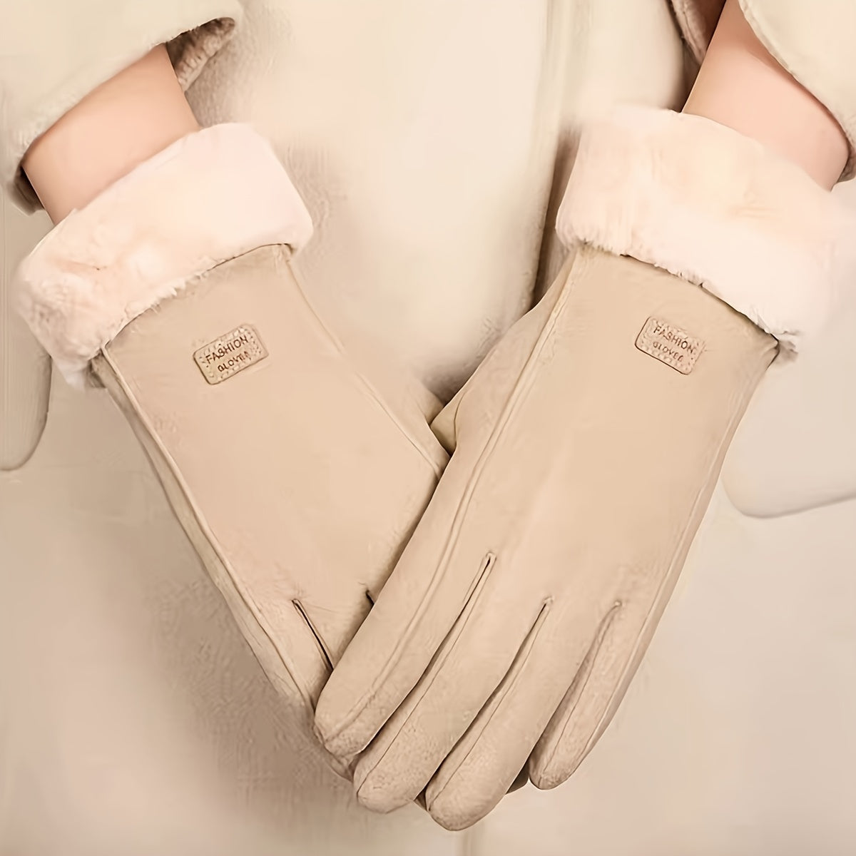 Women’s Winter Touchscreen Gloves – Warm Plush Lined