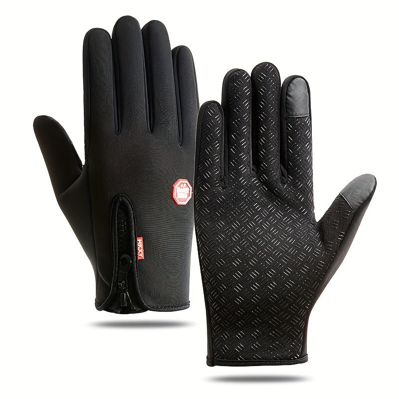 Unisex Winter Gloves – Warm Non-Slip Touchscreen Outdoor Gloves
