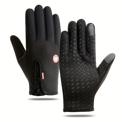 Unisex Winter Gloves – Warm Non-Slip Touchscreen Outdoor Gloves