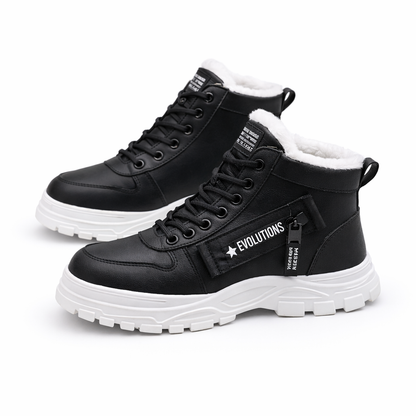 Women’s Winter High-Top Boots – Warm Fleece-Lined Ankle Boots