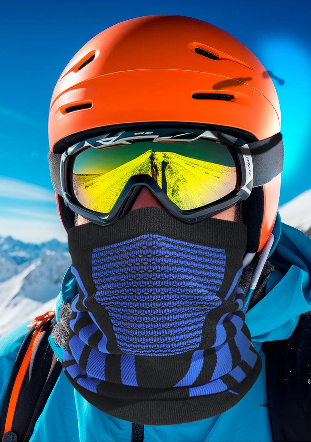 Unisex Winter Ski Mask – Breathable Half Face Outdoor Mask