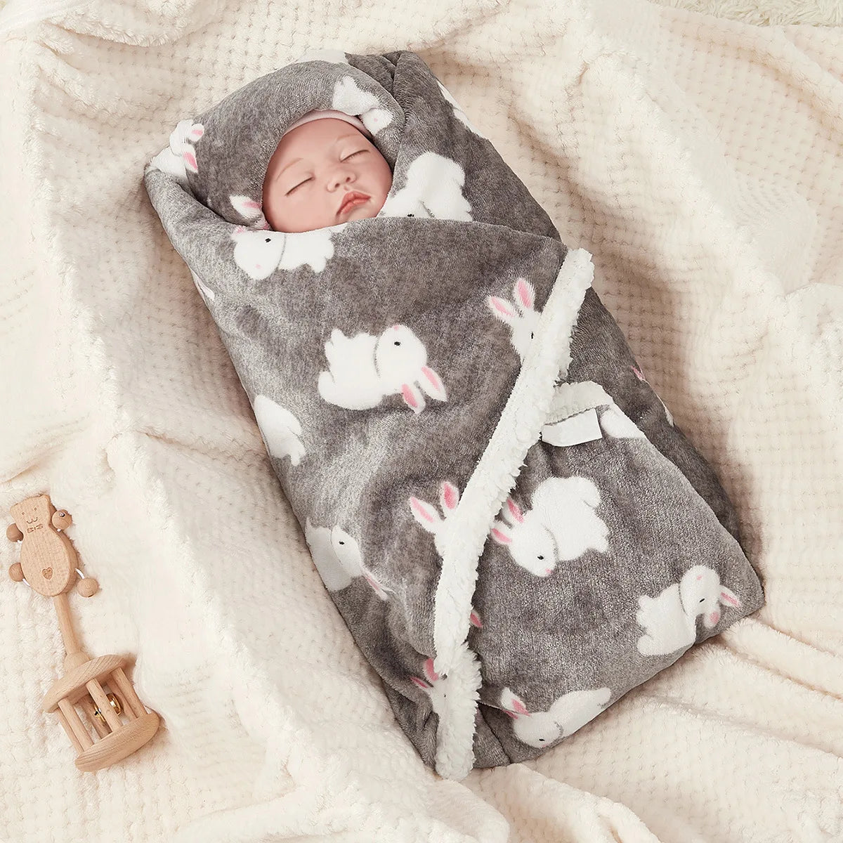 Winter Baby Fleece Blanket – Ultra Soft & Warm for Newborns