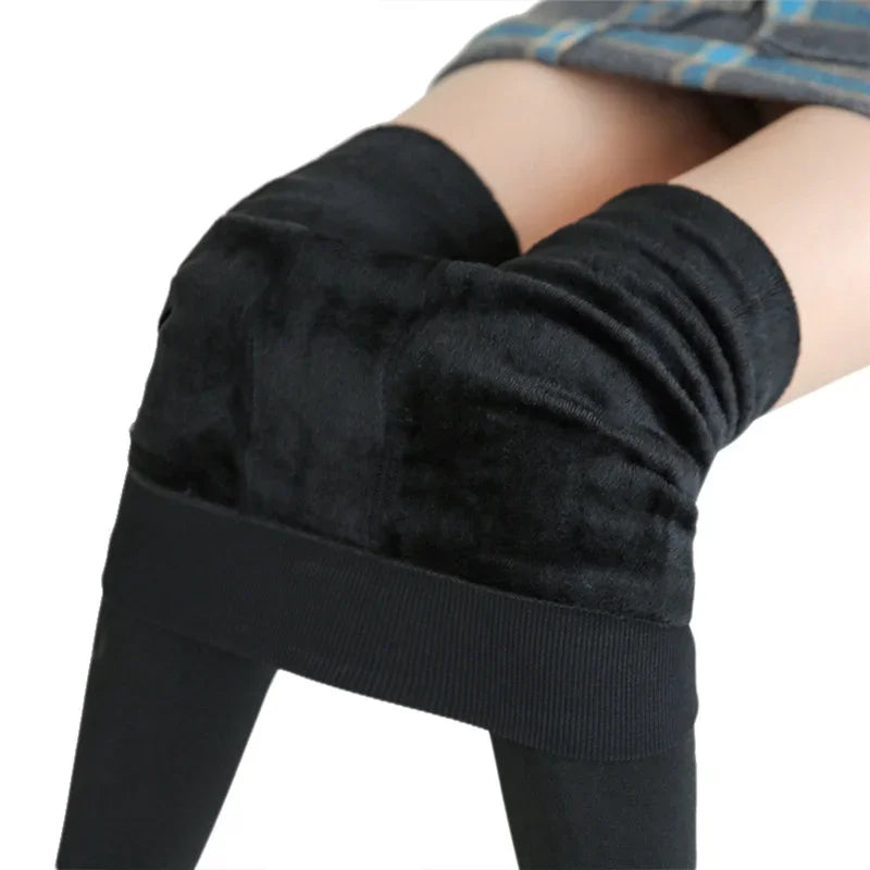 Women’s Winter Leggings – Warm High-Waist Velvet