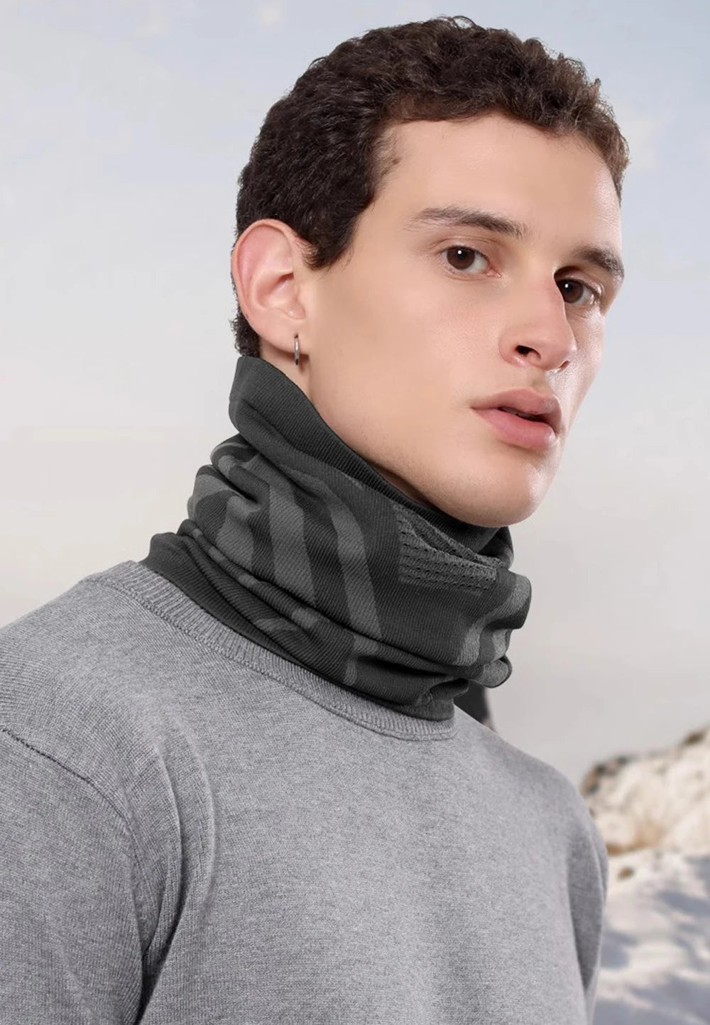 Unisex Winter Ski Mask – Breathable Half Face Outdoor Mask