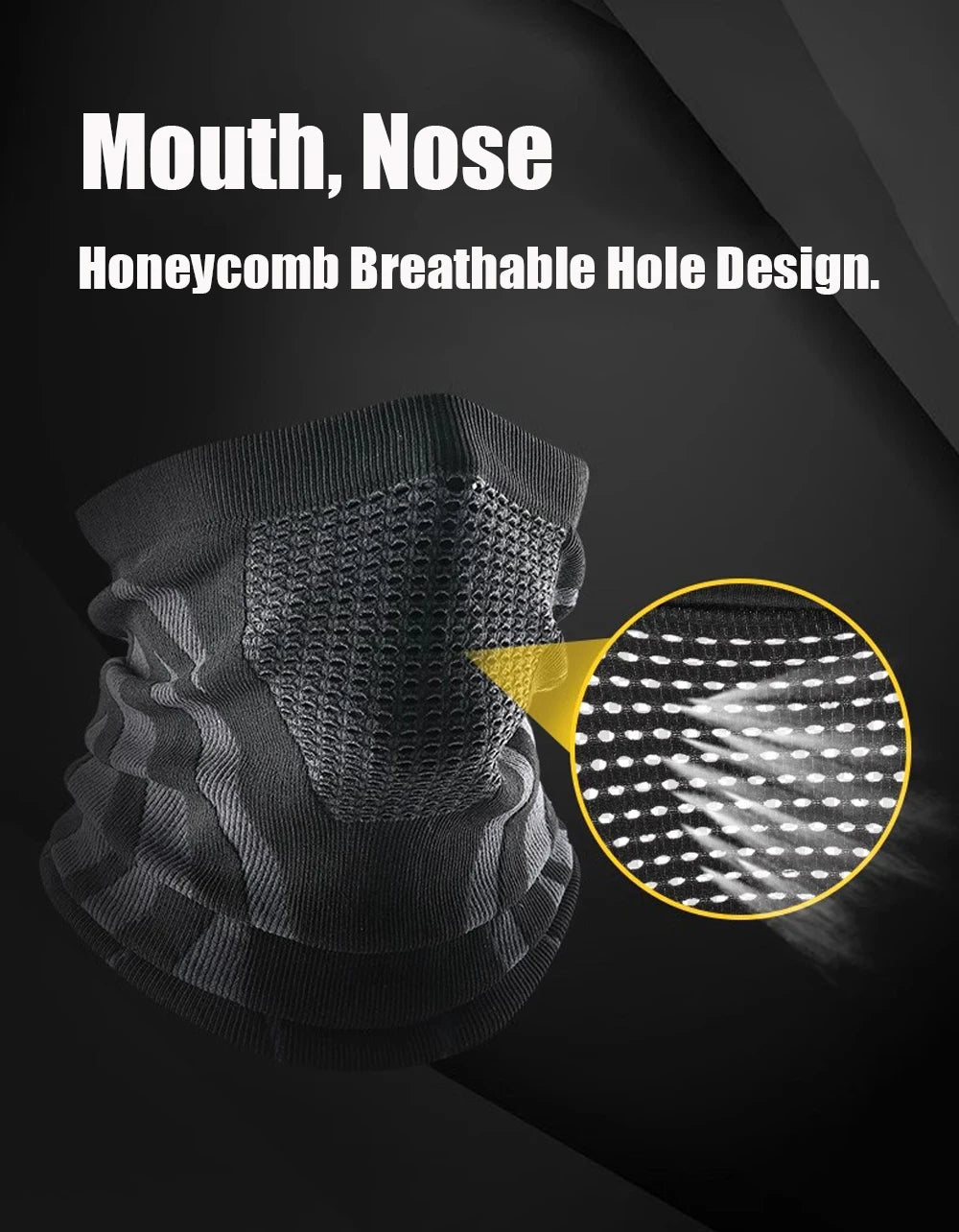 Unisex Winter Ski Mask – Breathable Half Face Outdoor Mask