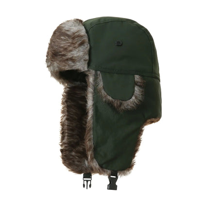 Men’s Winter Ushanka Hat – Warm Windproof Earflap Cap