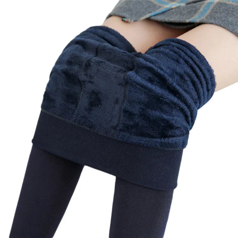 Women’s Winter Leggings – Warm High-Waist Velvet