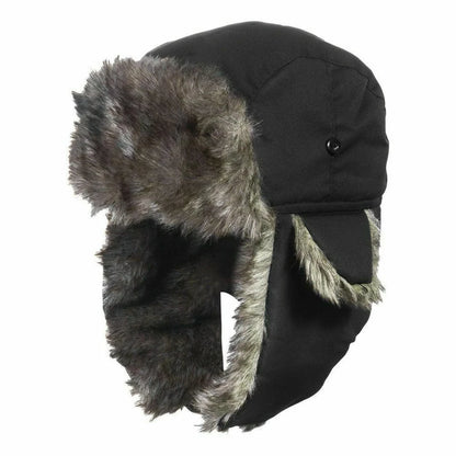 Men’s Winter Ushanka Hat – Warm Windproof Earflap Cap