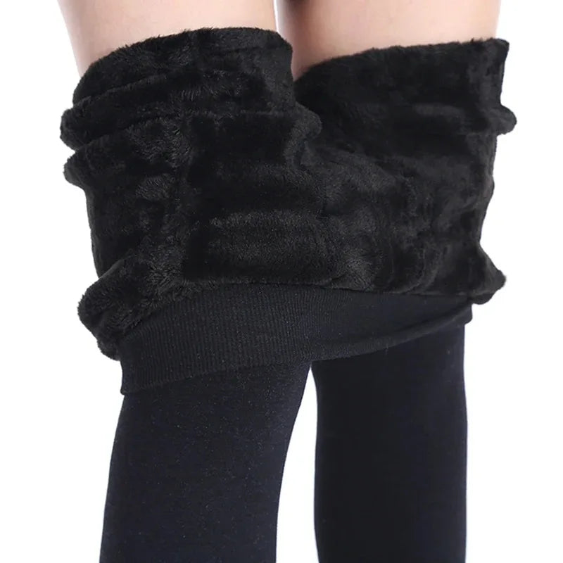 Women’s Winter Leggings – Warm High-Waist Velvet