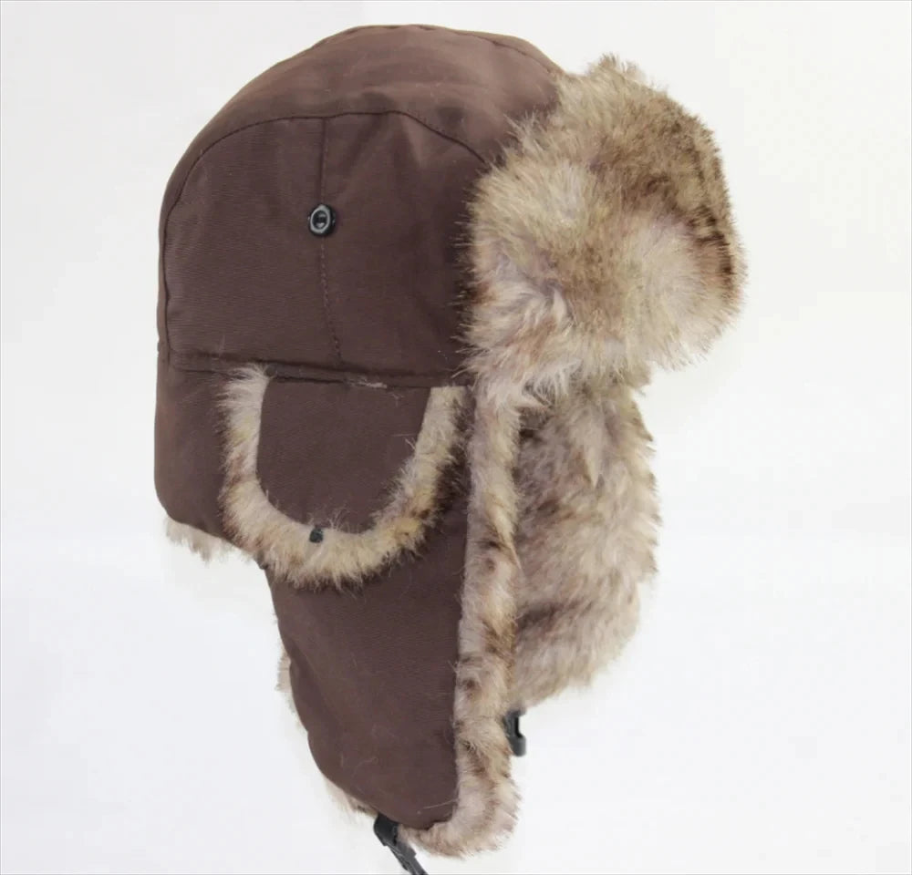 Men’s Winter Ushanka Hat – Warm Windproof Earflap Cap