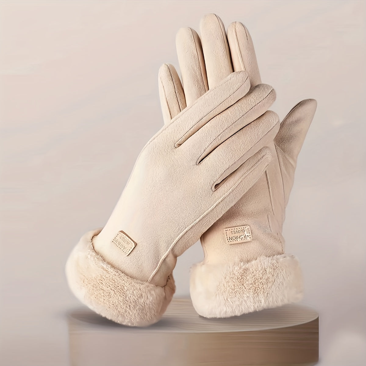Women’s Winter Touchscreen Gloves – Warm Plush Lined
