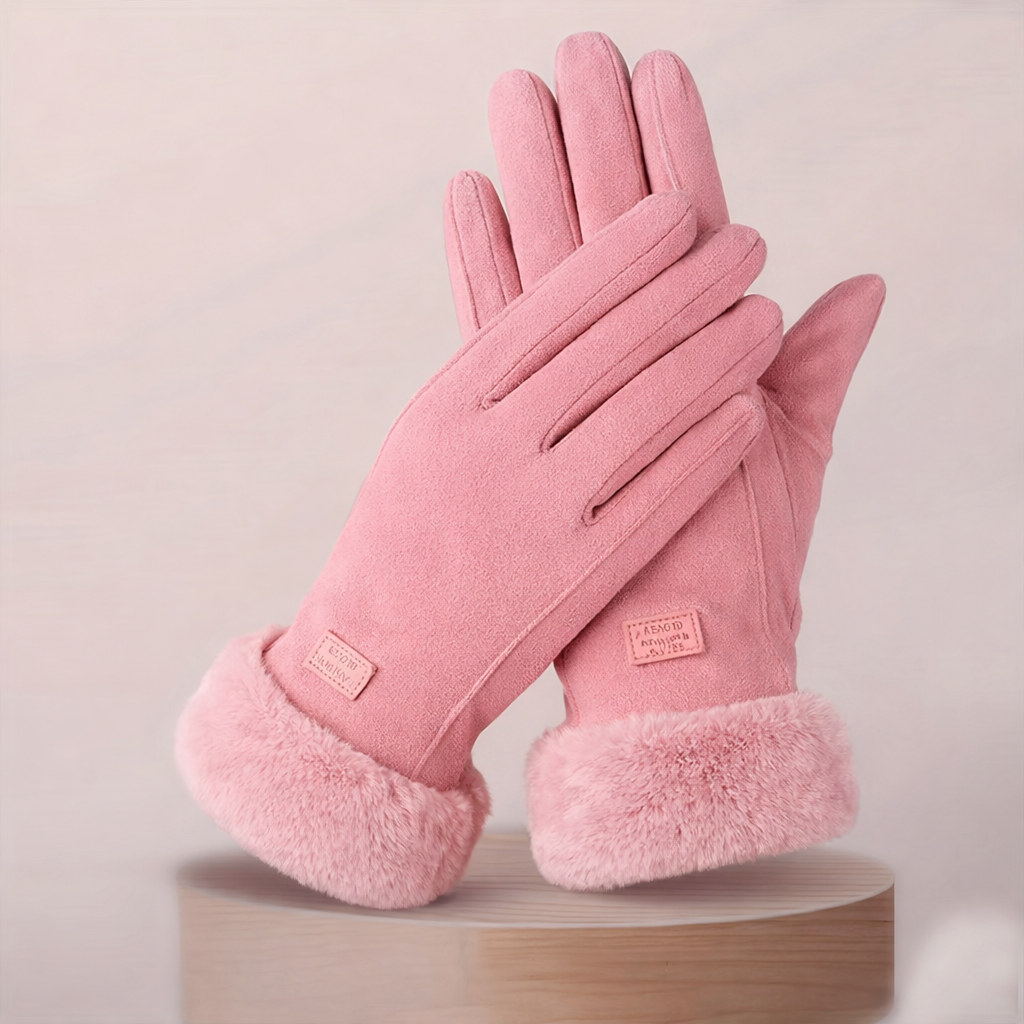 Women’s Winter Touchscreen Gloves – Warm Plush Lined